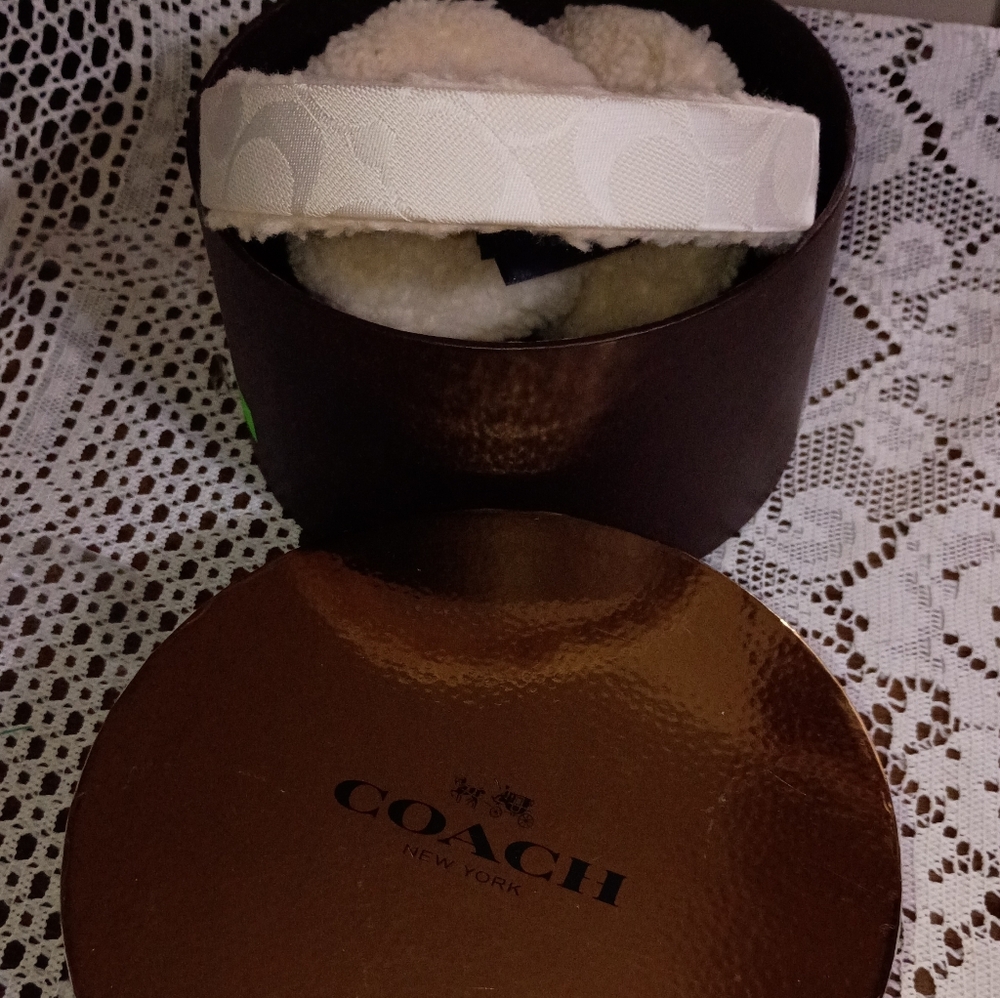 Coach White Headband